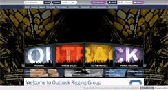 Desktop Screenshot of outbackrigging.com